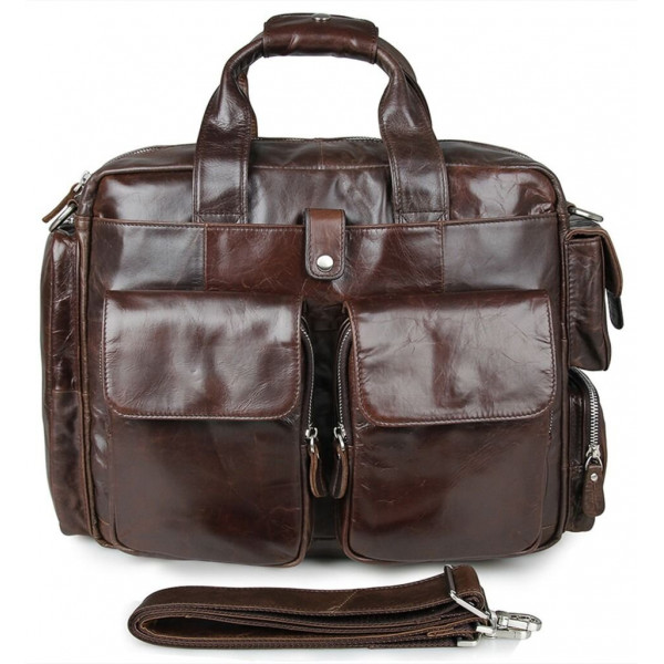 Сумка мужская Vintage 14370 Коричневая