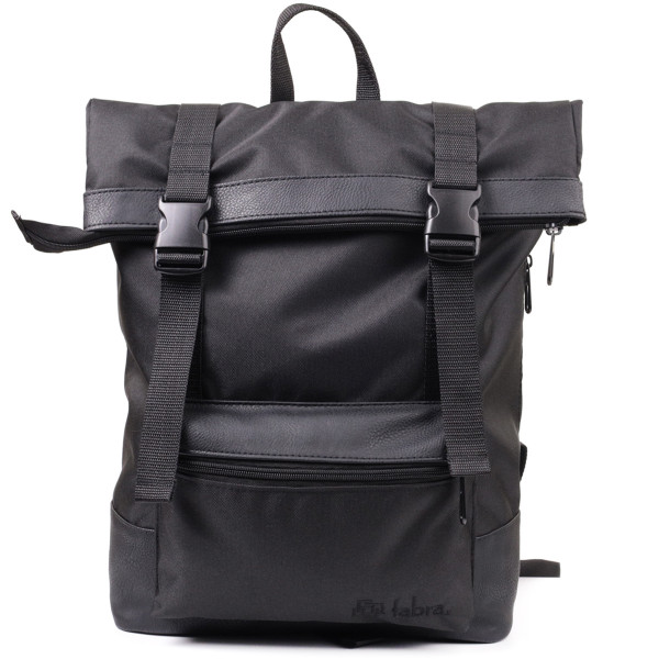 Рюкзак для ноутбука из вставками эко-кожи FABRA 22582 Черный