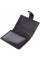 Компактный мужской бумажник вертикального формата из натуральной кожи ST Leather 23095 Черный