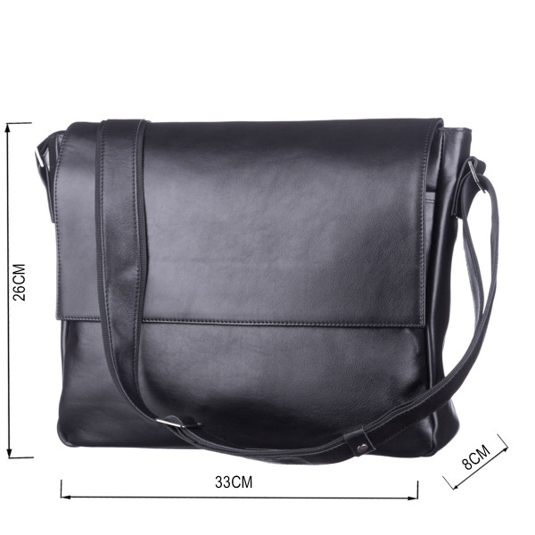 Сумка SHVIGEL 11039 кожаная Черная