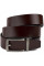 Ремень мужской со стильной пряжкой Vintage 20307 Коричневый