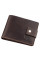 Надежное мужское портмоне в винтажном стиле GRANDE PELLE 11229 Коричневое
