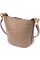 Женская сумка с автономной косметичкой внутри из натуральной кожи Vintage 22364 Бежевая