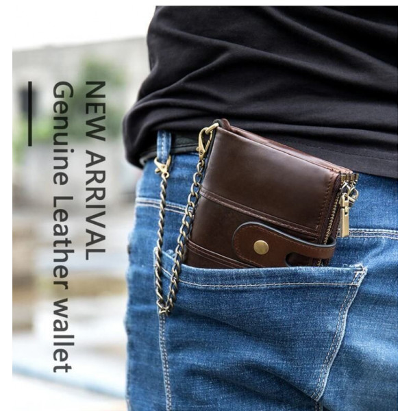 Кошелек универсальный Vintage 14682 Темно-коричневый