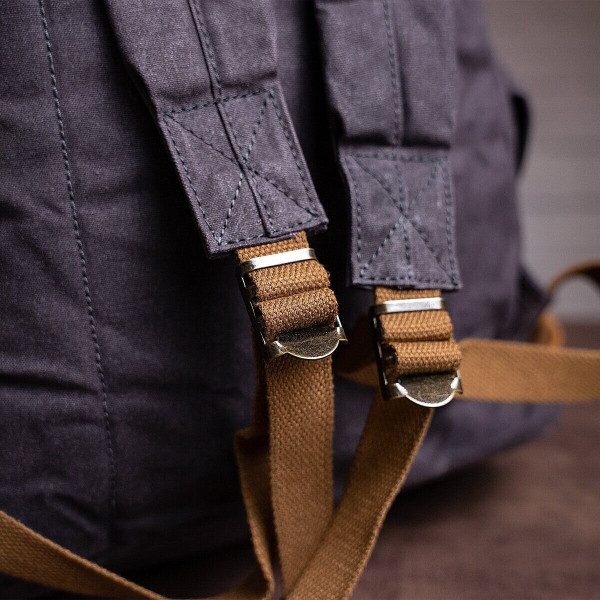Походный рюкзак canvas Vintage 20110 Серый