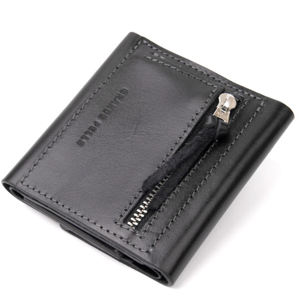 Портмоне карманное 11336 Grande Pelle Черное