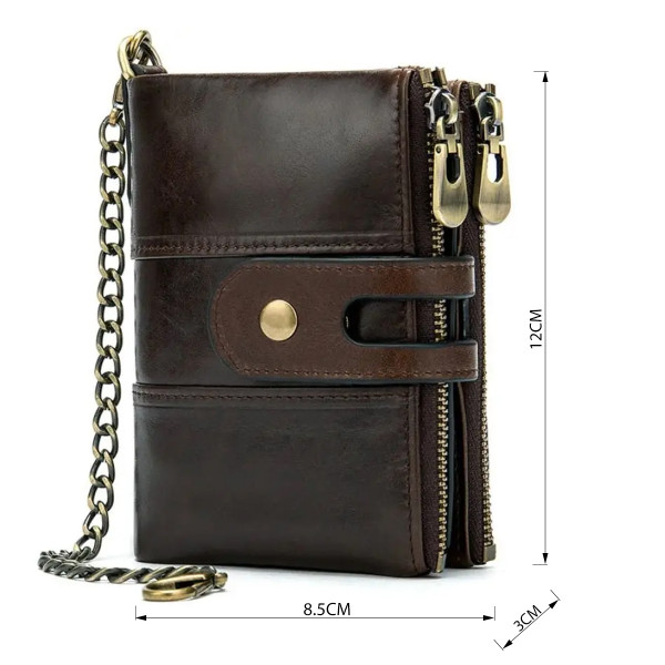 Кошелек универсальный Vintage 14682 Темно-коричневый