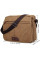 Сумка мужская Vintage 14445 текстильная Коричневая
