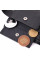 Кошелек для мужчин удобного размера из натуральной кожи ST Leather 22461 Черный