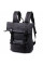 Добротный рюкзак для ноутбука из вставками эко-кожи FABRA 22583 Черный