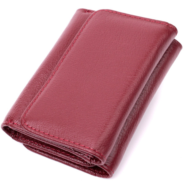 Женский кошелек горизонтального типа из натуральной кожи ST Leather 19479 Бордовый