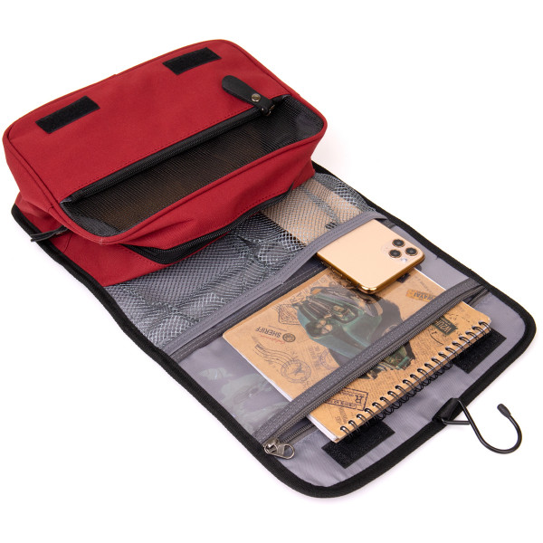 Текстильная сумка-органайзер в путешествие Vintage 20658 Малиновая