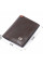 Вертикальное портмоне-кредитница комби в гладкой коже GRANDE PELLE 11328 Коричневое