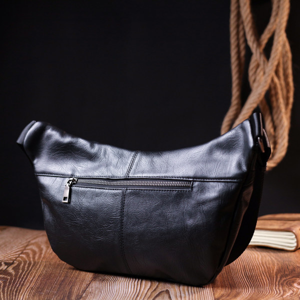 Сумка через плечо Vintage 20831 кожаная Черный