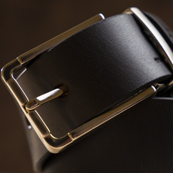 Ремень мужской GRANDE PELLE 11065 кожа Коричневый