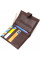 Удобный вертикальный мужской кошелек среднего размера из натуральной кожи флотар CANPELLINI 21737 Коричневый