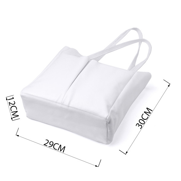 Практичная сумка-шоппер из натуральной кожи Shvigel 22844 Белая