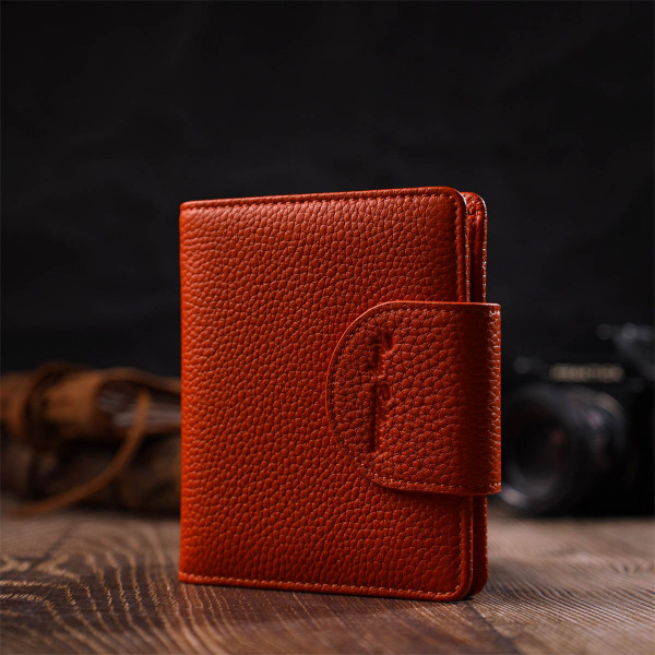 Неповторимый женский кошелек из натуральной кожи Tony Bellucci 22064 Оранжевый