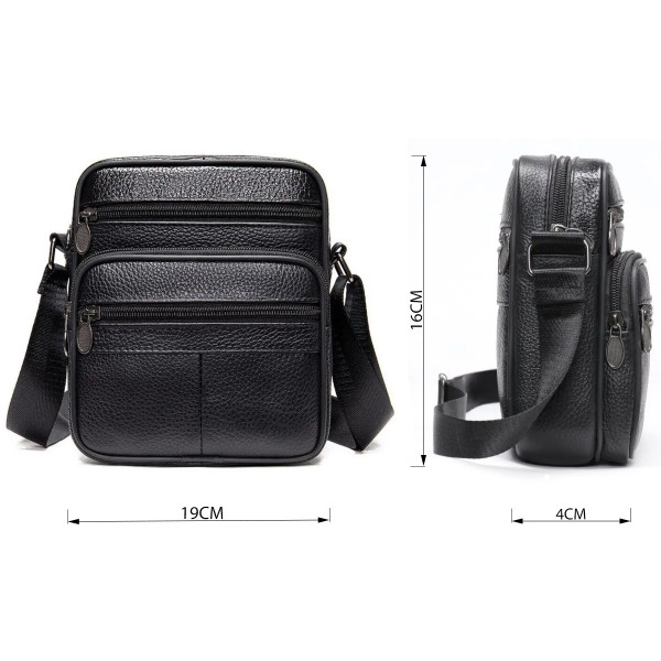 Вертикальный мессенджер 14992 Vintage Черный