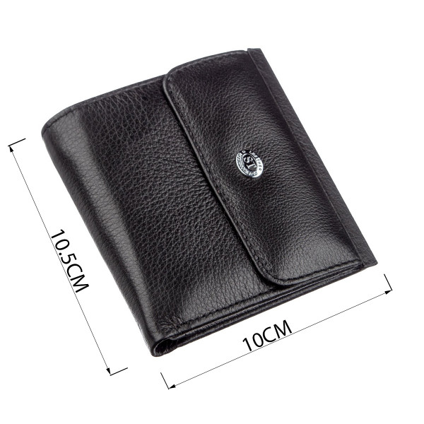 Женский бумажник с монетницей ST Leather 18919 Черный